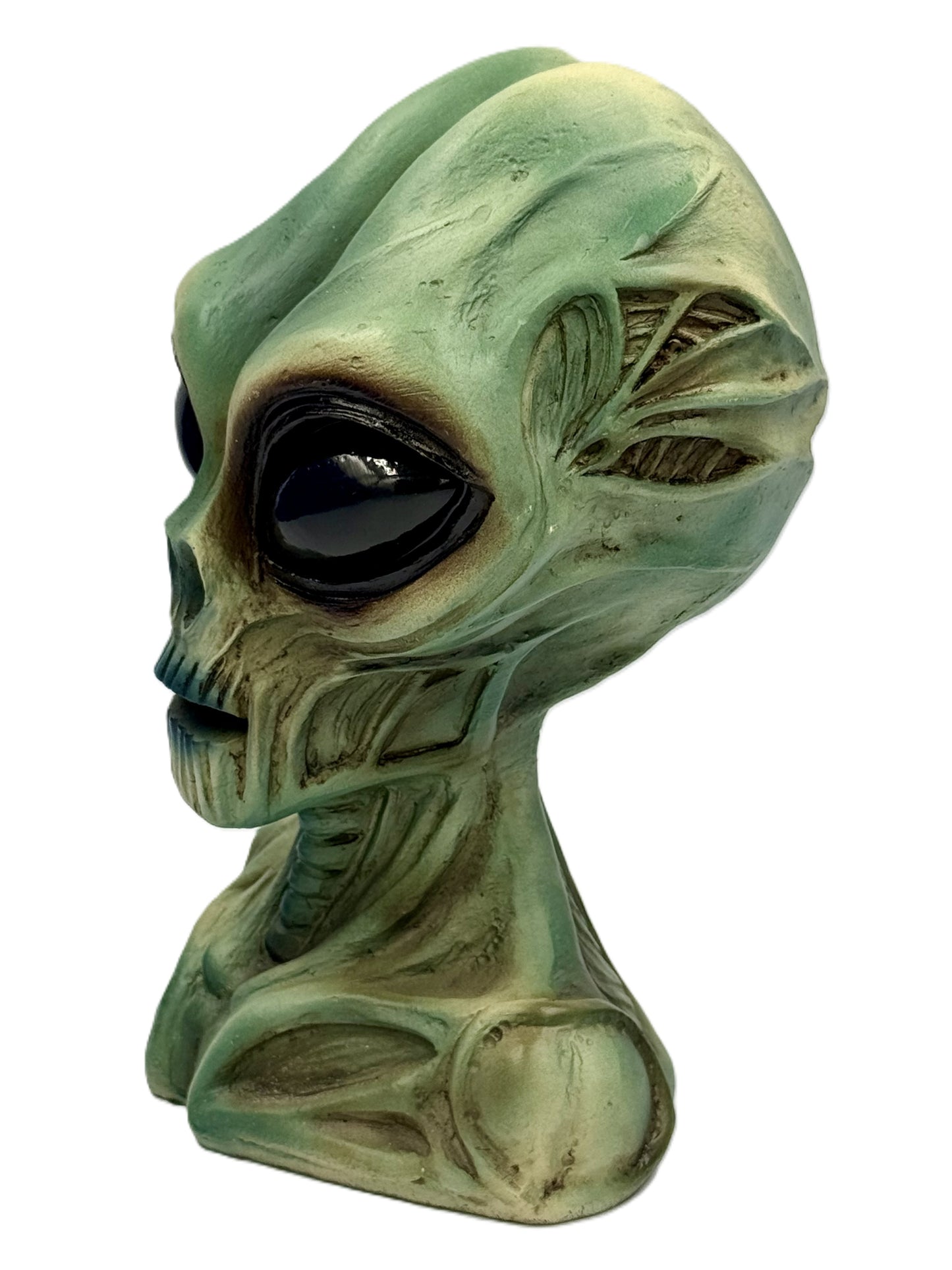 Side angle showing textured alien features and sculpted details
