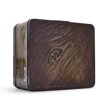 back view of Army of Darkness Necronomicon lunch box showing embossed texture
