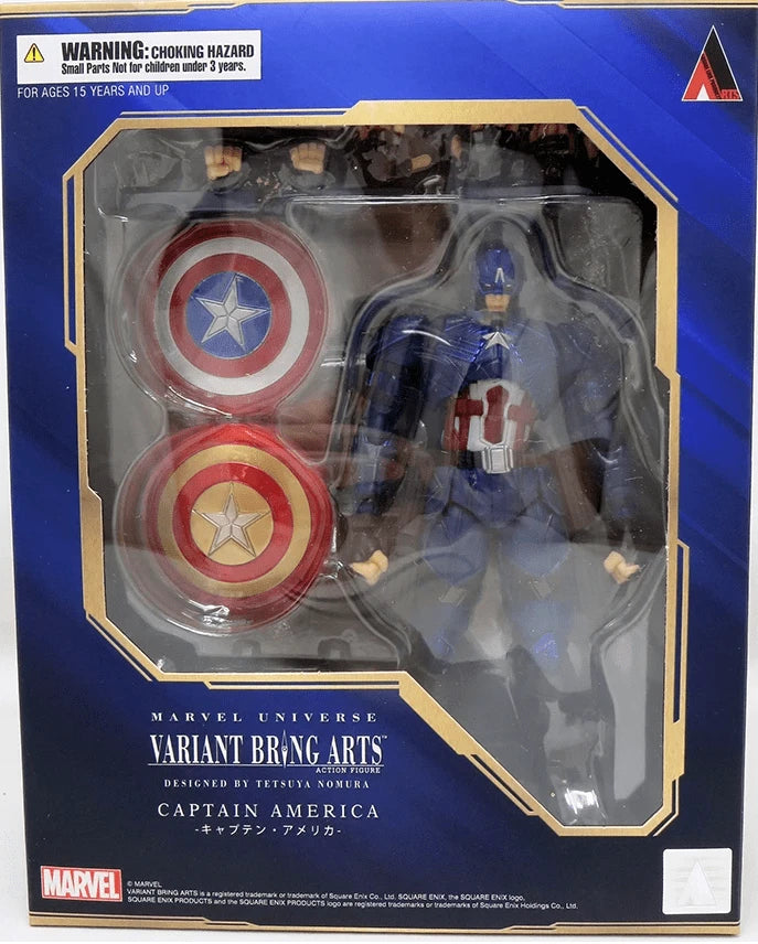 Captain America Variant Bring Arts action figure packaging front view

