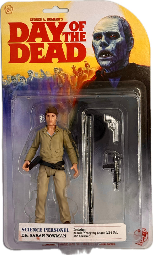 Day of the Dead Dr Sarah Bowman figure front packaging