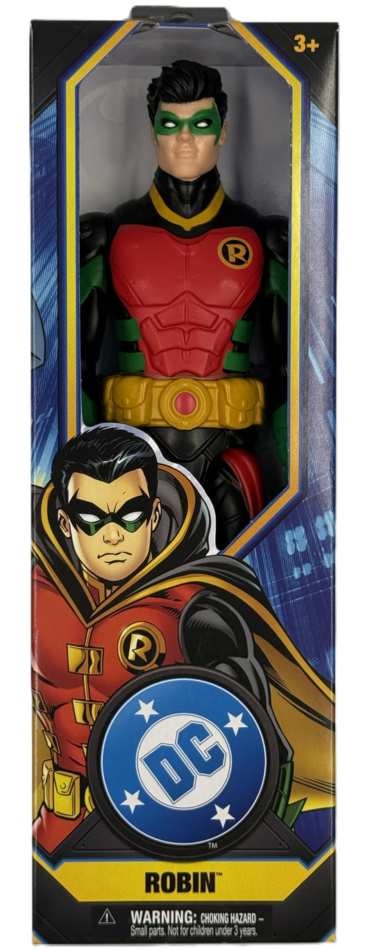 DC Comics Robin action figure front packaging Spin Master 12 inch figure
