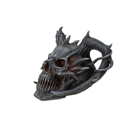 Angled view showcasing depth, tendrils, and skull contours

