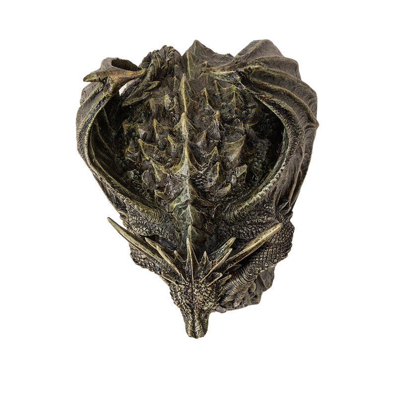 Top view highlighting dragon scales and wing structure
