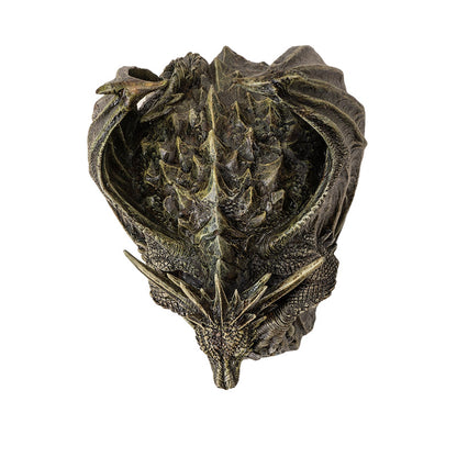 Top view highlighting dragon scales and wing structure
