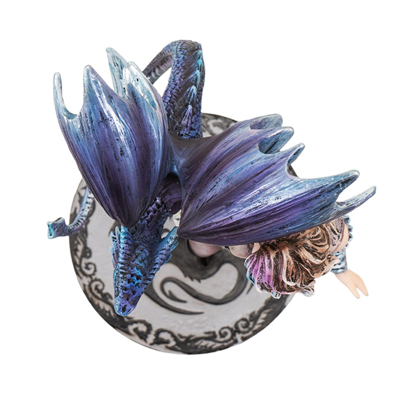 Top view highlighting dragon wings and sculpted details
