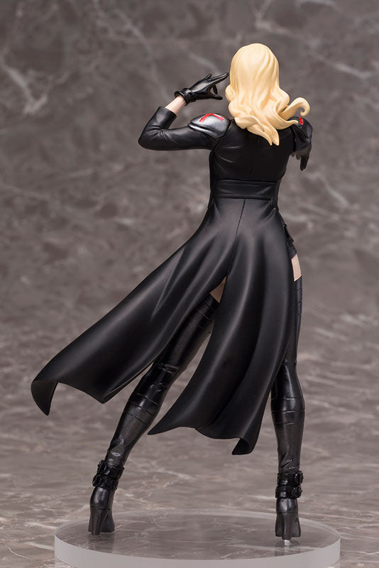 Emma Frost ArtFX Plus figure rear angle showing sculpted detail
