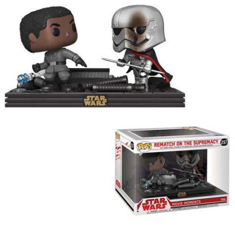 Finn vs Captain Phasma Funko Pop Movie Moments front view Star Wars #257
