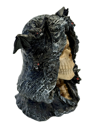Right side view highlighting bat placement and sculpt depth
