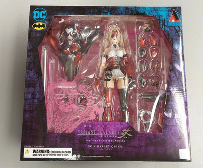 Harley Quinn Variant Play Arts Kai action figure box front Square Enix DC Comics  