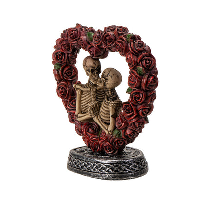 Side view emphasizing sculpted details and base design
