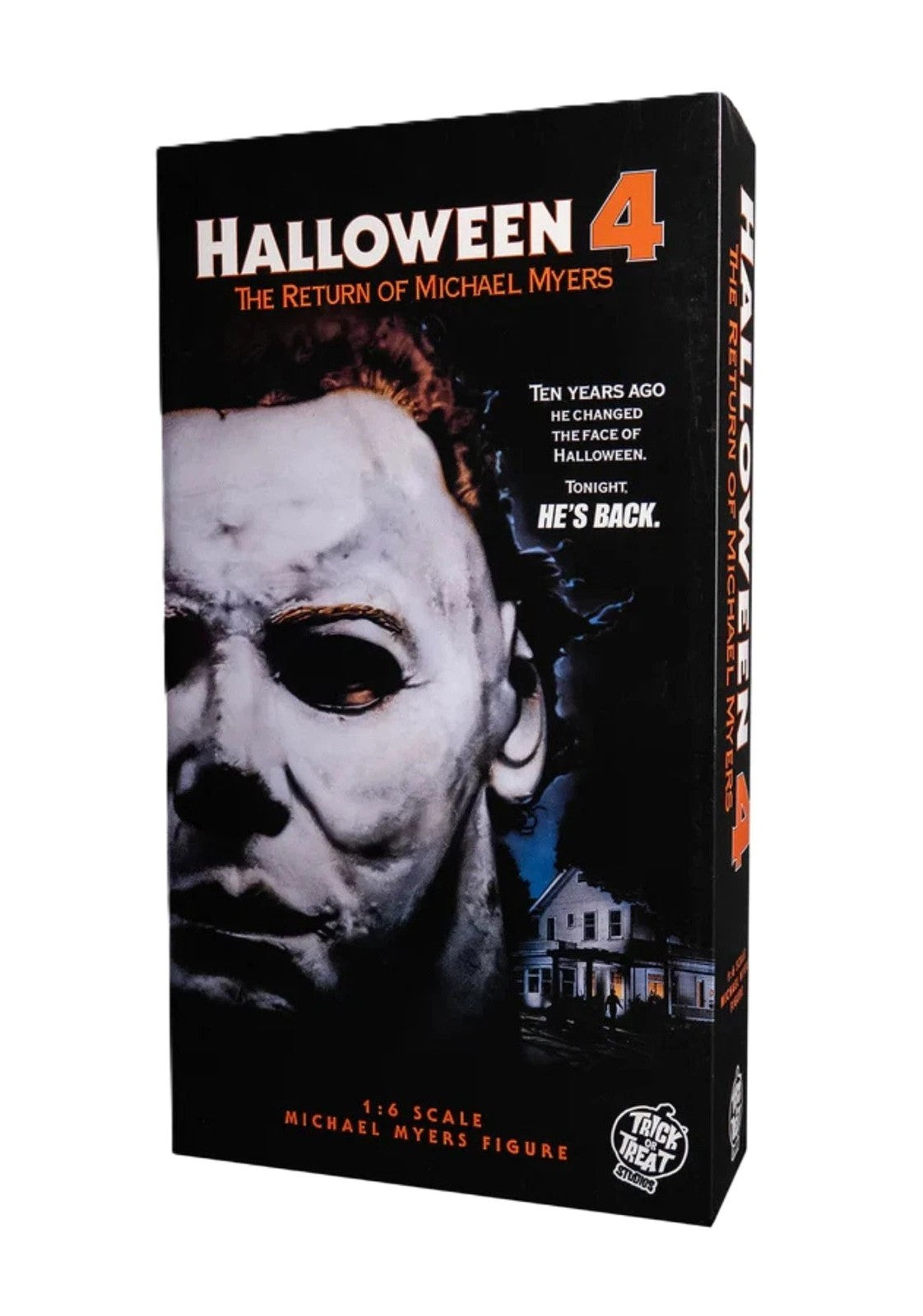 Front packaging showing Halloween 4 movie artwork and branding
