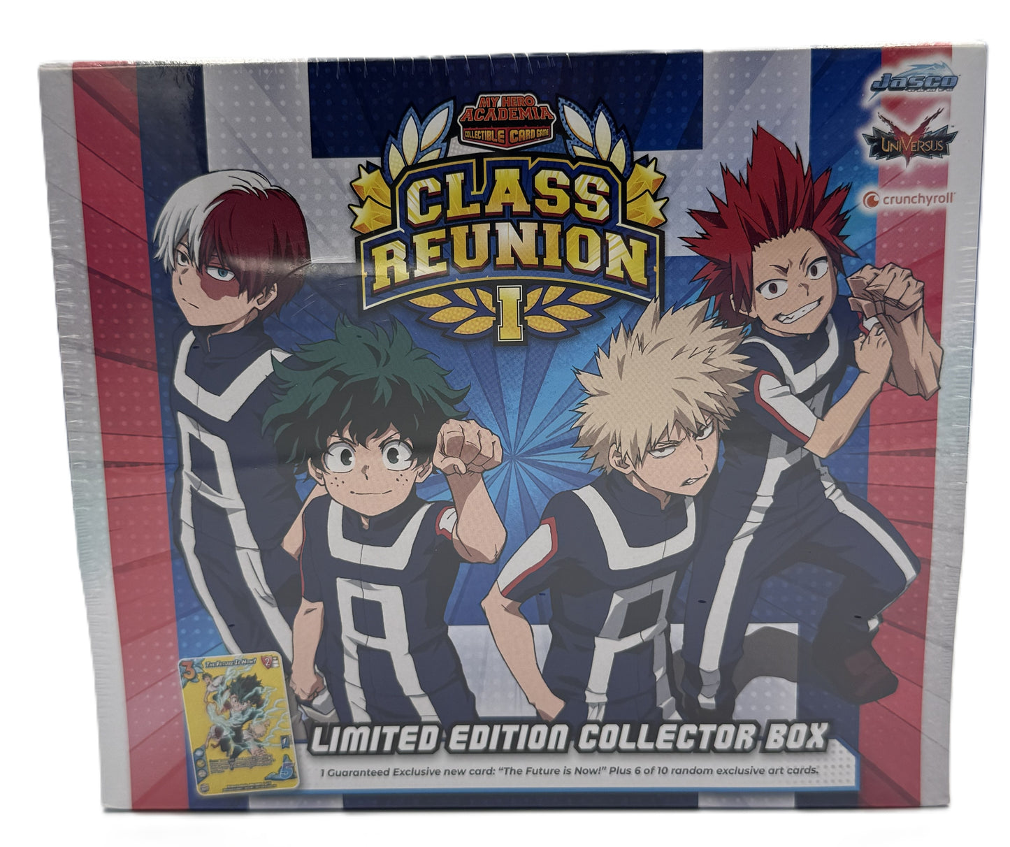 My Hero Academia Class Reunion 1 collector box front packaging anime card game
