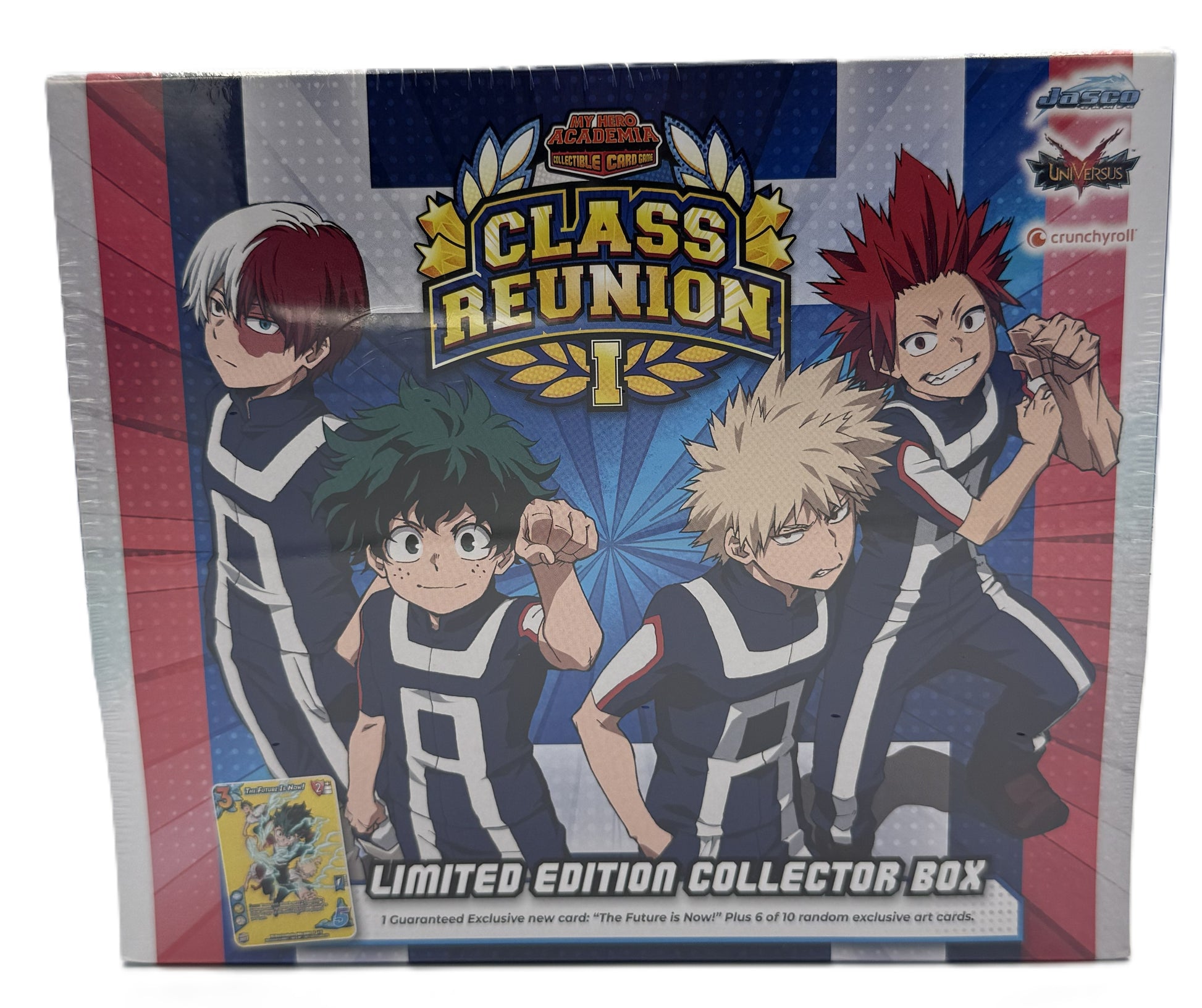My Hero Academia Class Reunion 1 collector box front packaging anime card game
