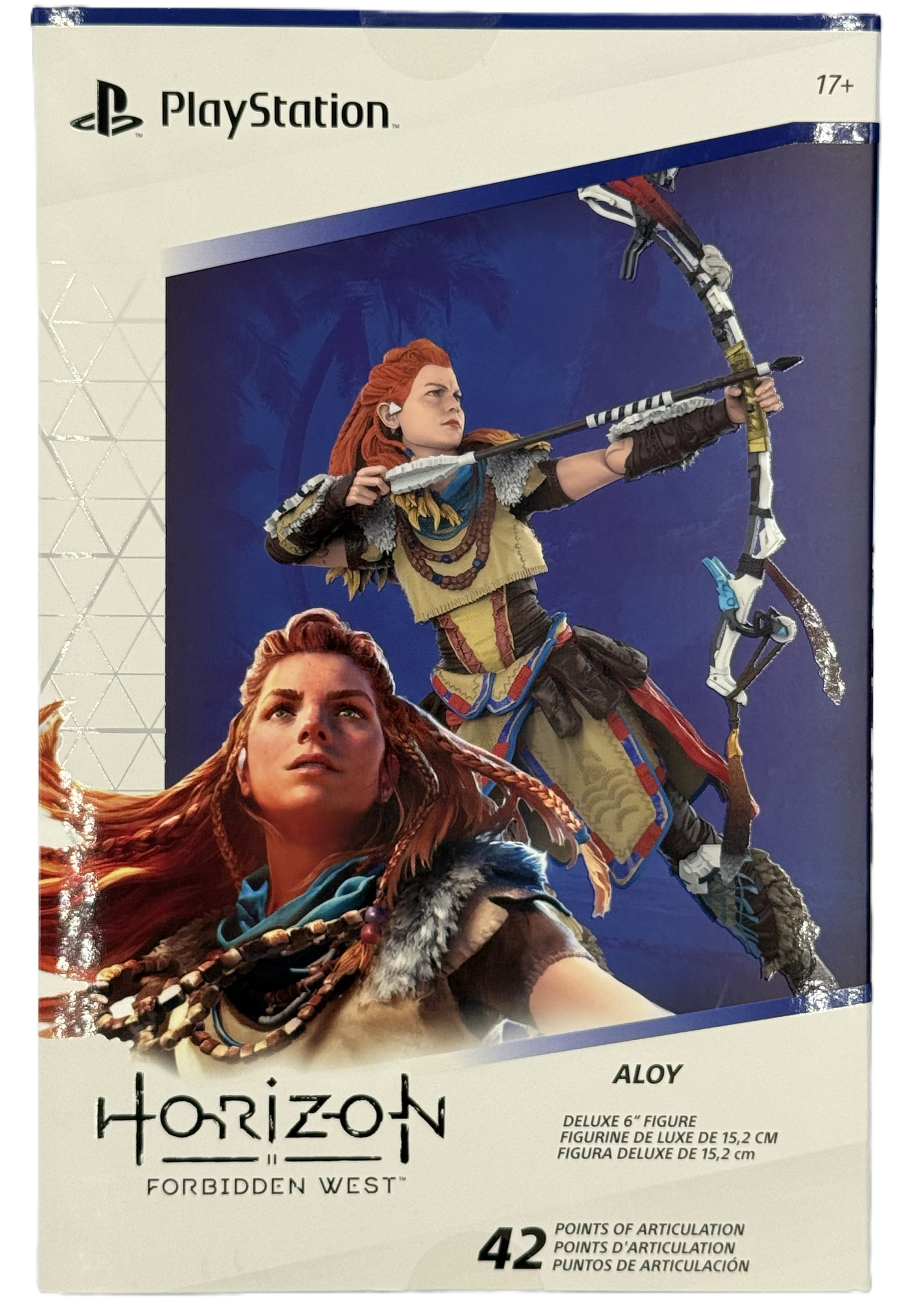 PlayStation Horizon Forbidden West Aloy action figure front packaging deluxe collectible
