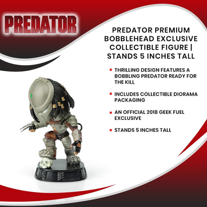 Predator bobblehead box packaging display diorama collectible