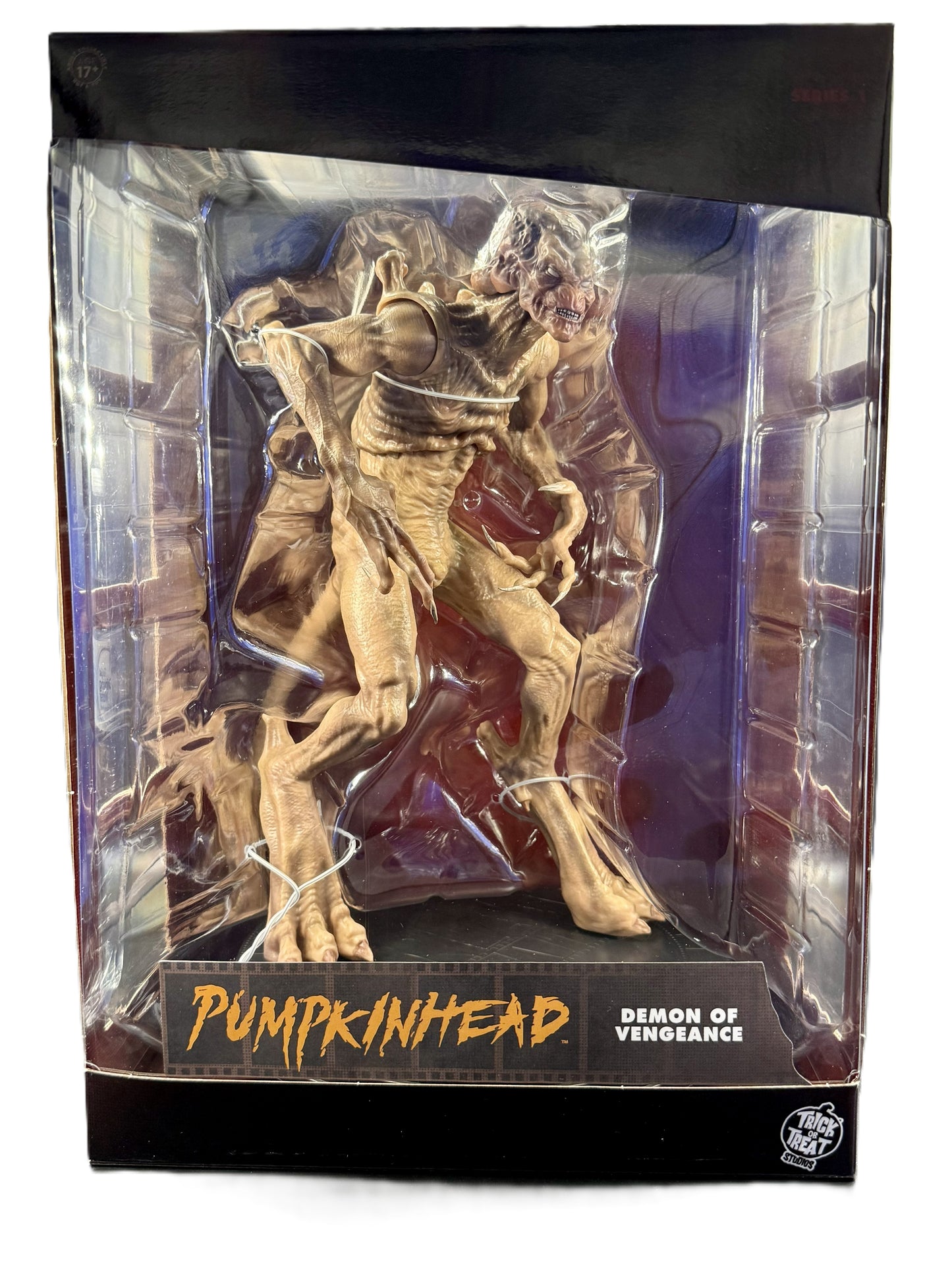 Pumpkinhead Demon of Vengeance figure in packaging horror collectible Trick or Treat Studios