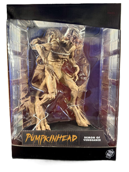 Pumpkinhead Demon of Vengeance figure in packaging horror collectible Trick or Treat Studios