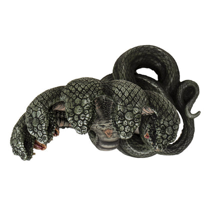 Top angle highlighting multiple cobra heads and hood structure

