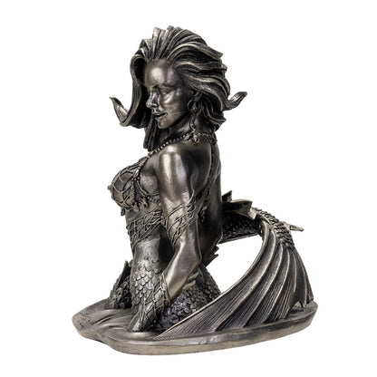 Side view highlighting the curvature of the tail and premium metallic finish
