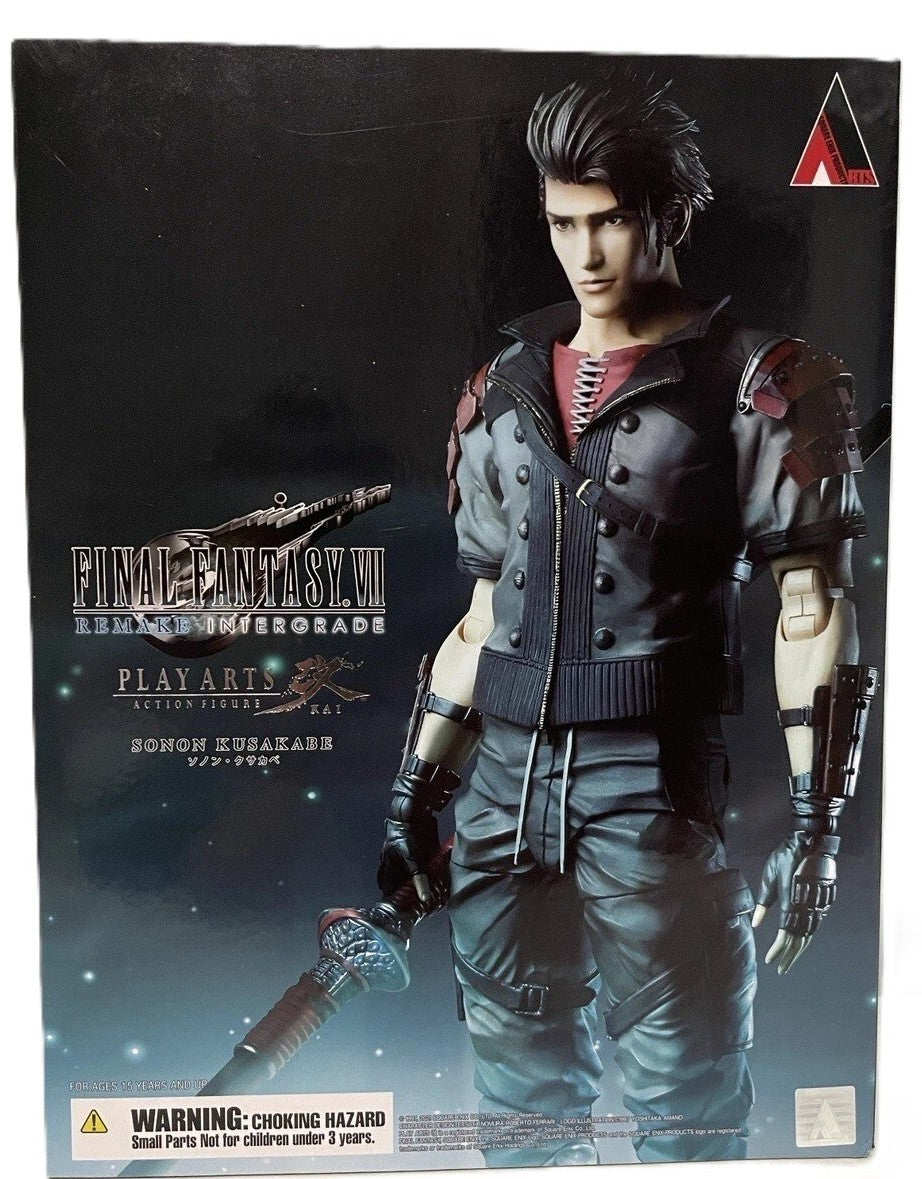 Sonon Kusakabe Play Arts Kai Final Fantasy VII Remake Intergrade action figure box front
