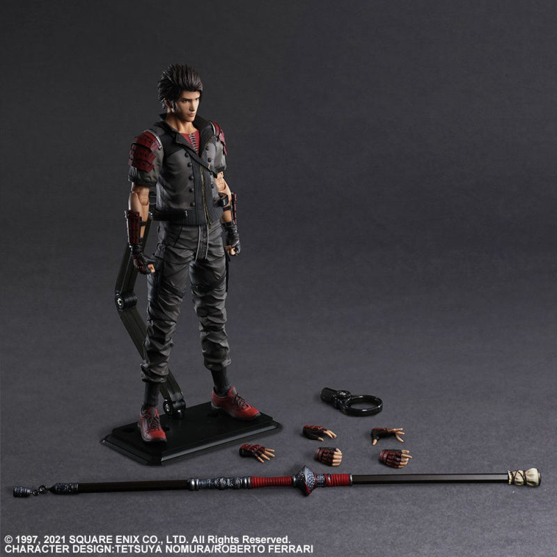 Sonon Kusakabe Play Arts Kai figure with accessories and display stand
