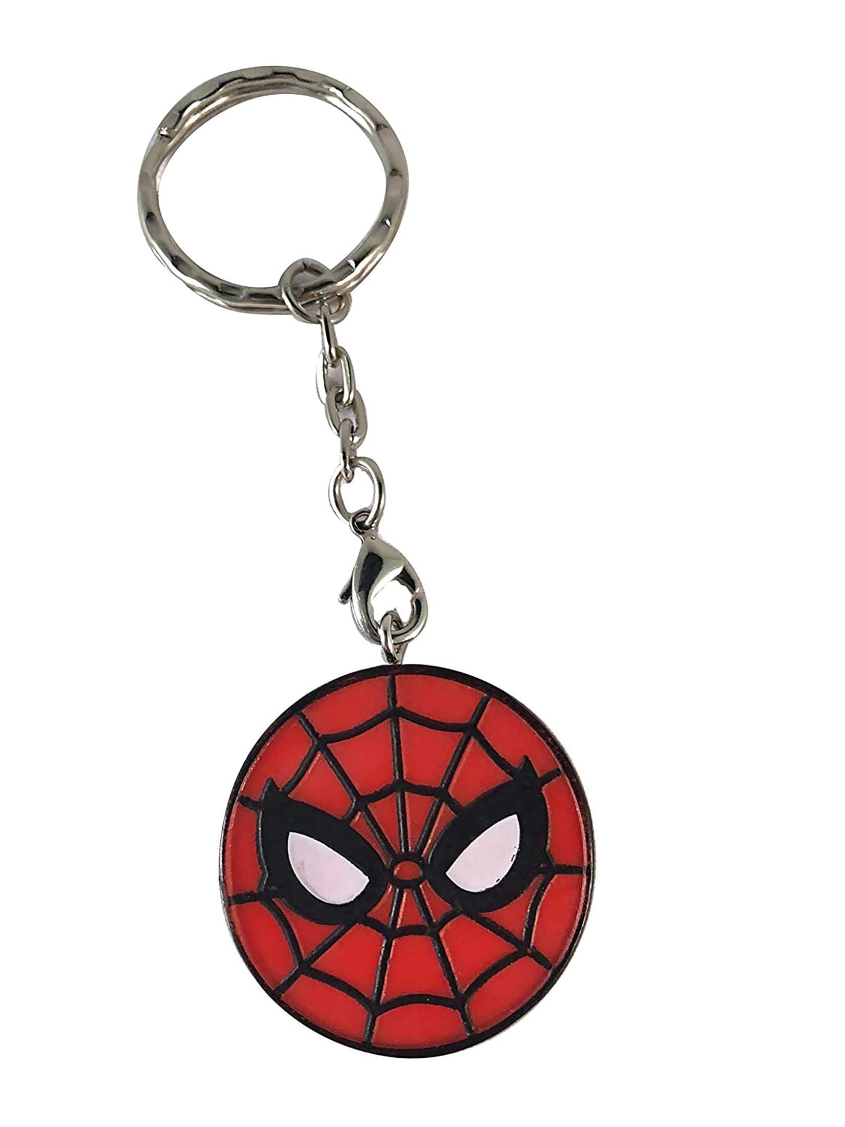 Spider-Man logo keychain included with finders keyper statue
