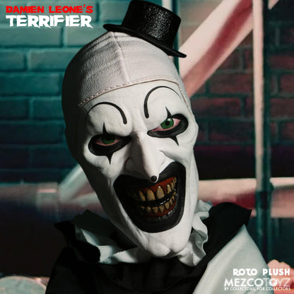 Terrifier Art the Clown roto plush action pose horror collectible
