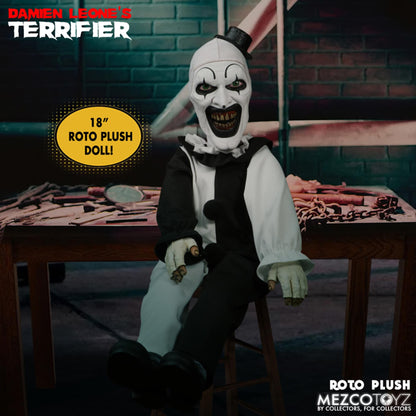 Terrifier Art the Clown display packaging horror collectible figure