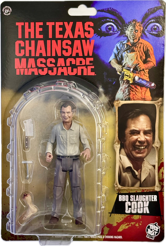 Texas Chainsaw Massacre Cook figure in packaging horror collectible Trick or Treat Studios