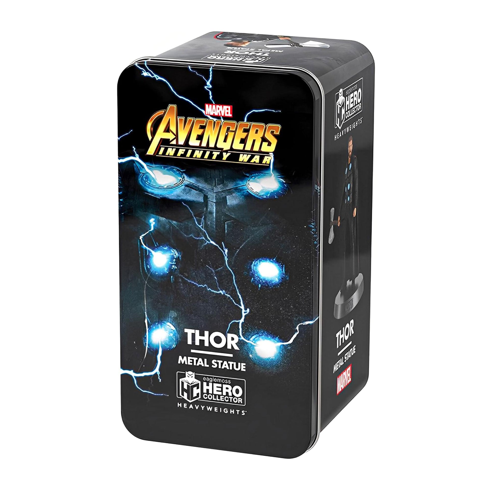 Thor heavyweights statue collector tin with Avengers Infinity War design
