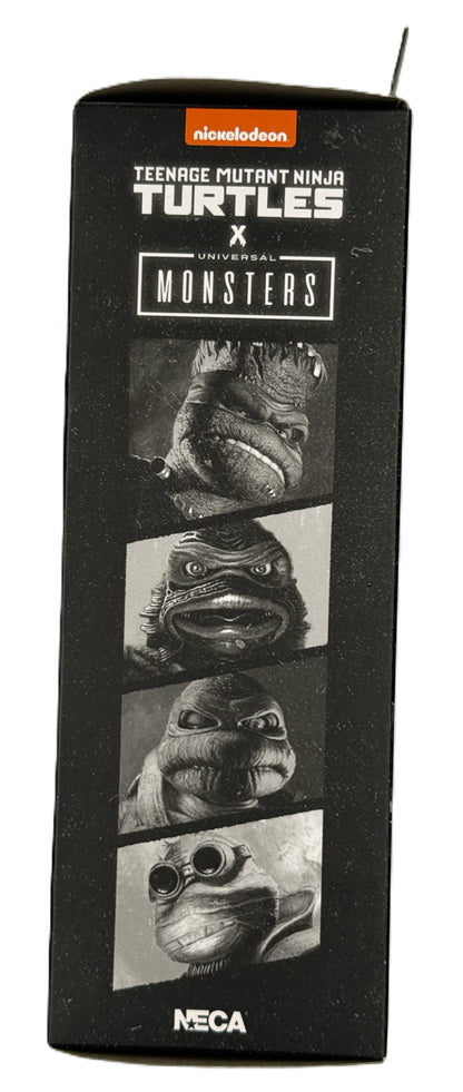 Side packaging artwork featuring The Turtles as Monsters
