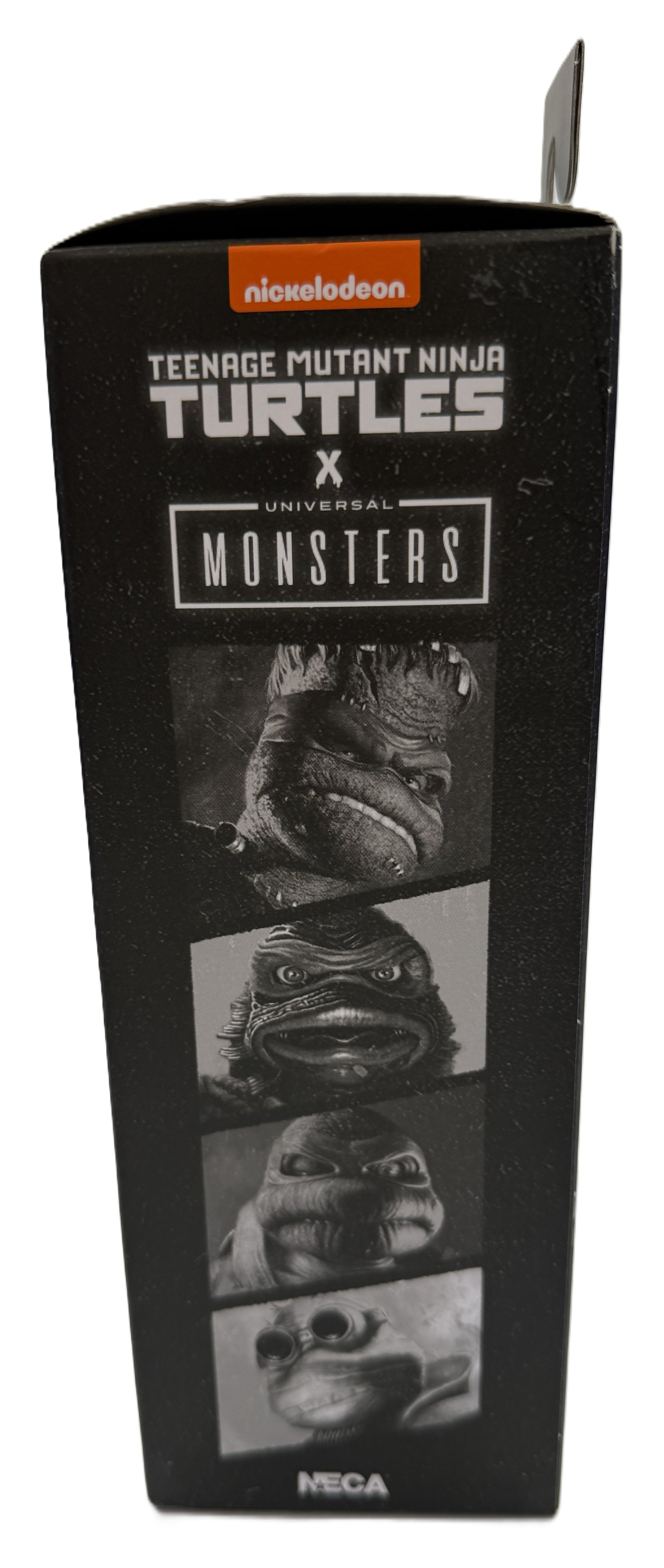 Side panel artwork from NECA TMNT Universal Monsters Michelangelo as The Mummy collectible figure
