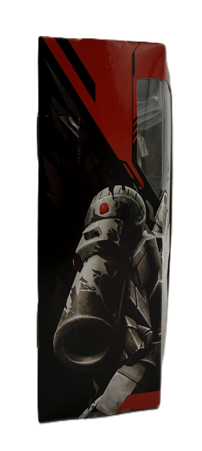 Side of Hasbro Transformers Generations R.E.D. Megatron box featuring illustrated Megatron character artwork.