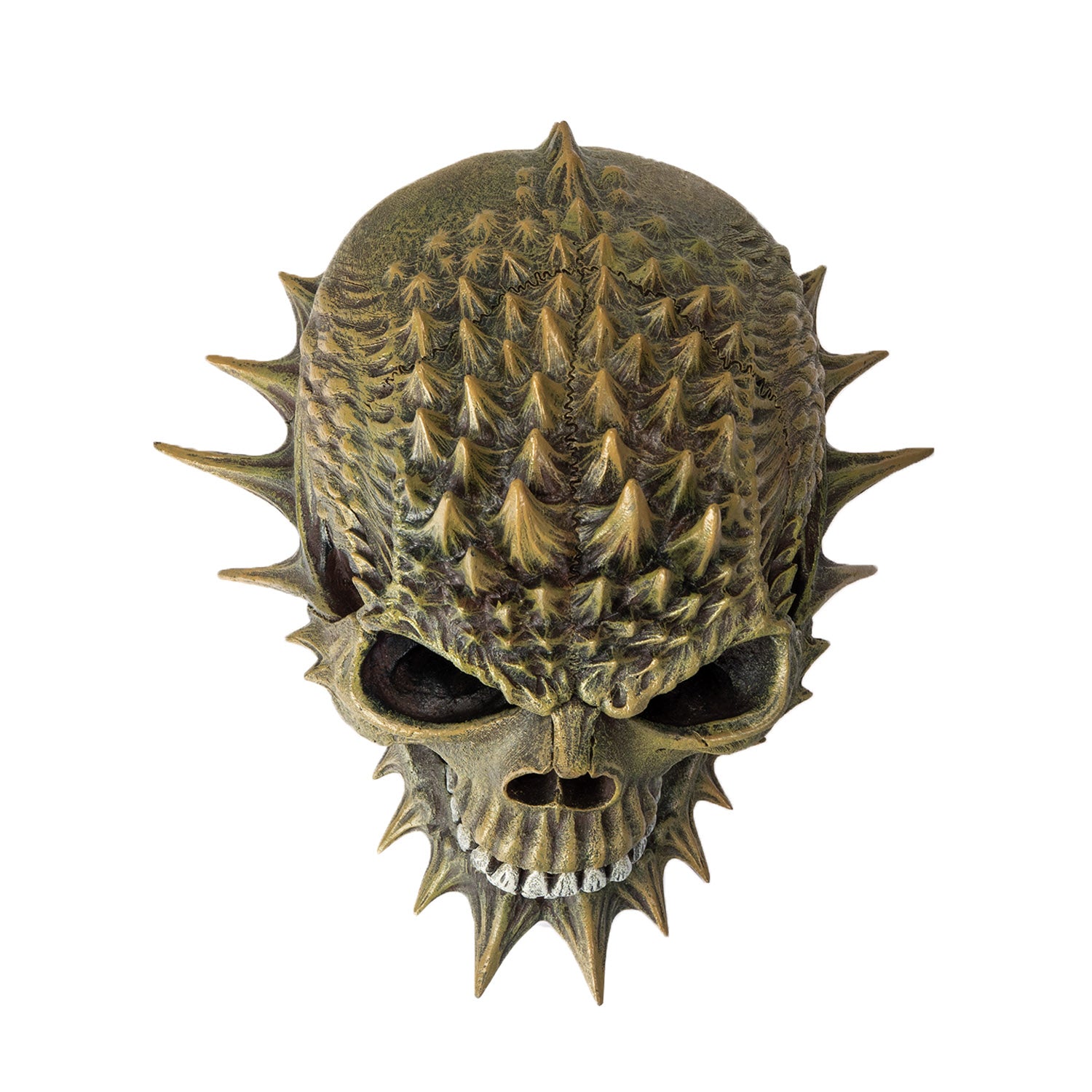 Top view of venomspire skull highlighting sharp spike formations
